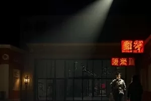 海岸线以北海面晨光画面