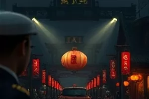 风筝与旧信草地风筝线画面